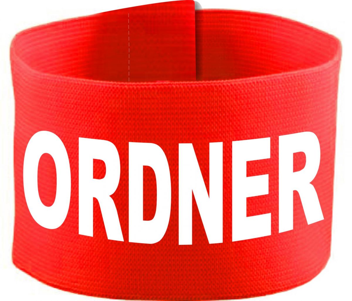 b+d Ordner-Armbinde mit Klettverschluss : : Sport & Freizeit